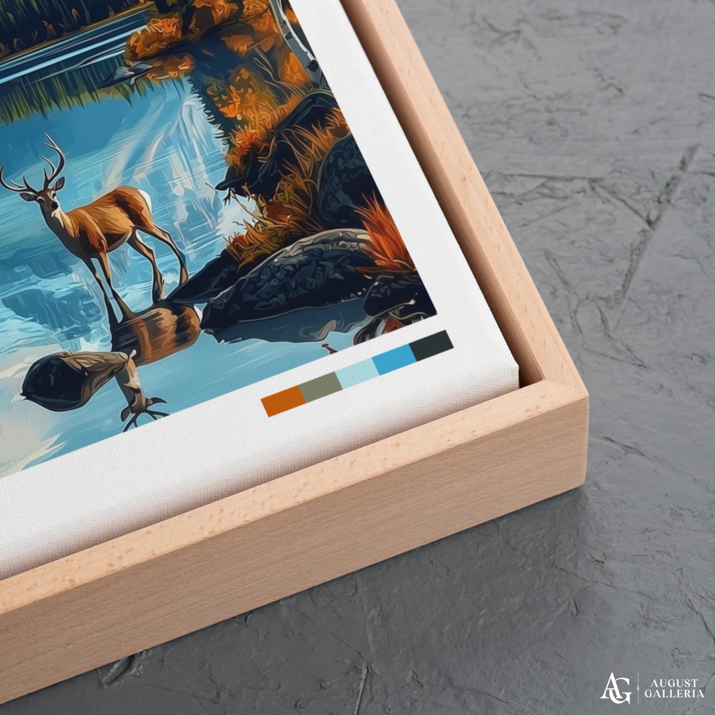 Alberta Canada Retro Travel Print