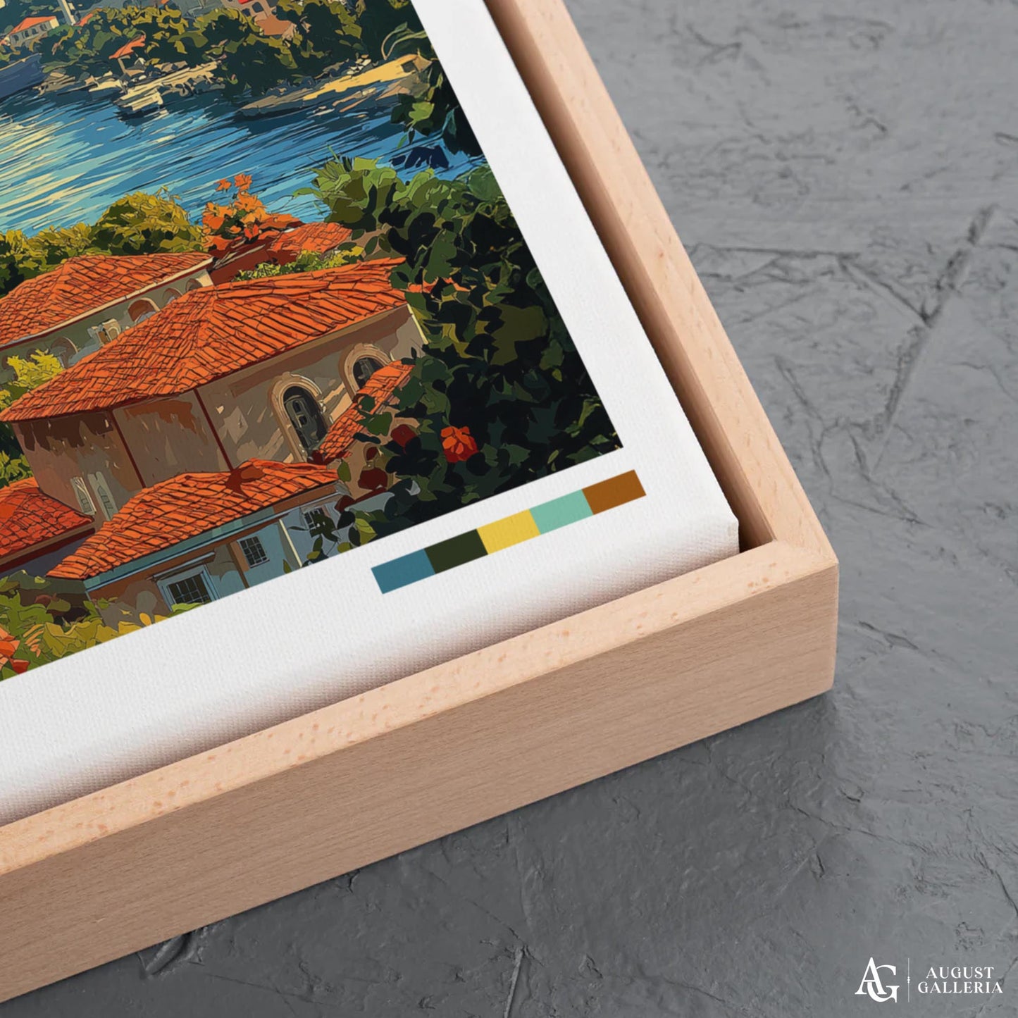 Antalya Turkey Retro Travel Print