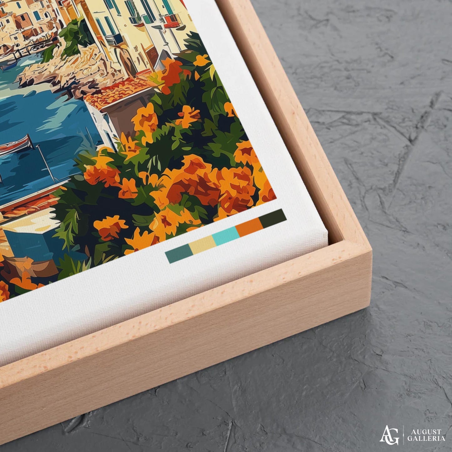 Bari Italy Retro Travel Print