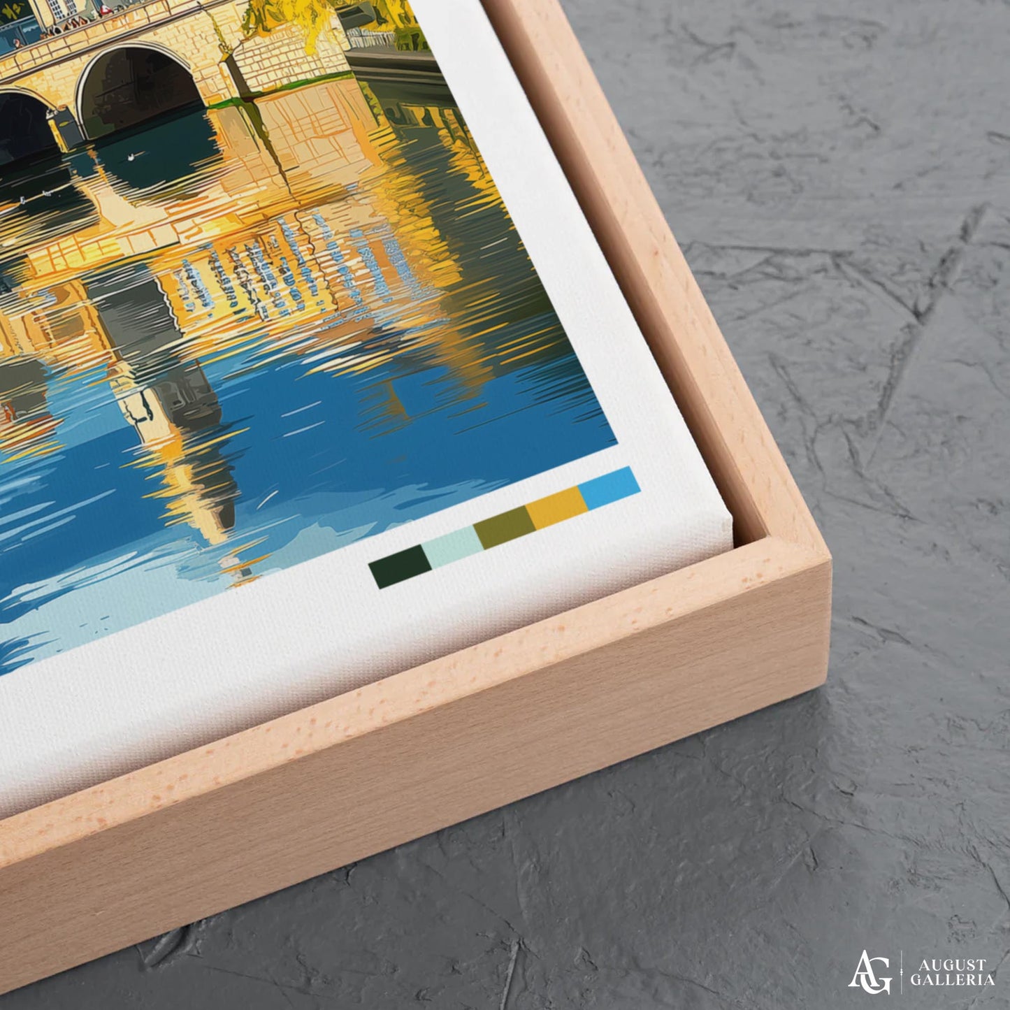 Bath England Retro Travel Print