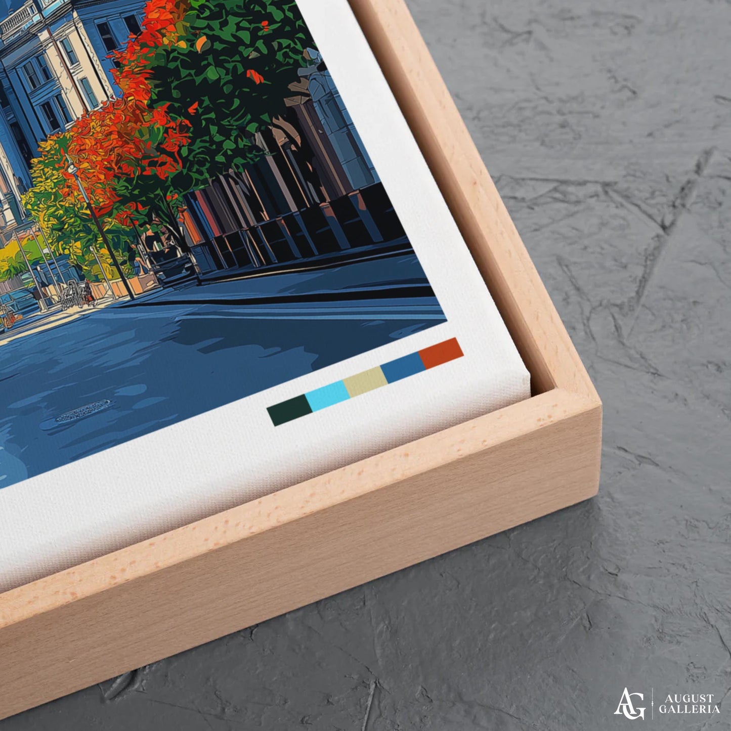 Belfast Northern Ireland Retro Travel Print