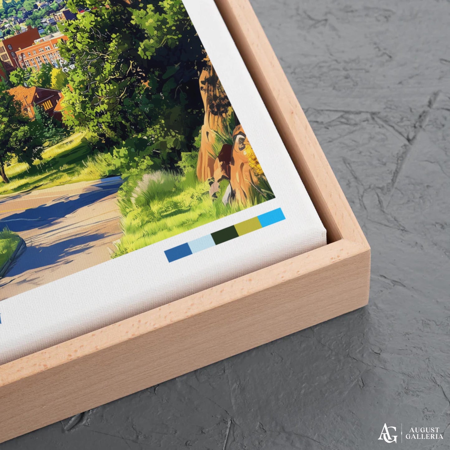 Boulder Colorado Retro Travel Print