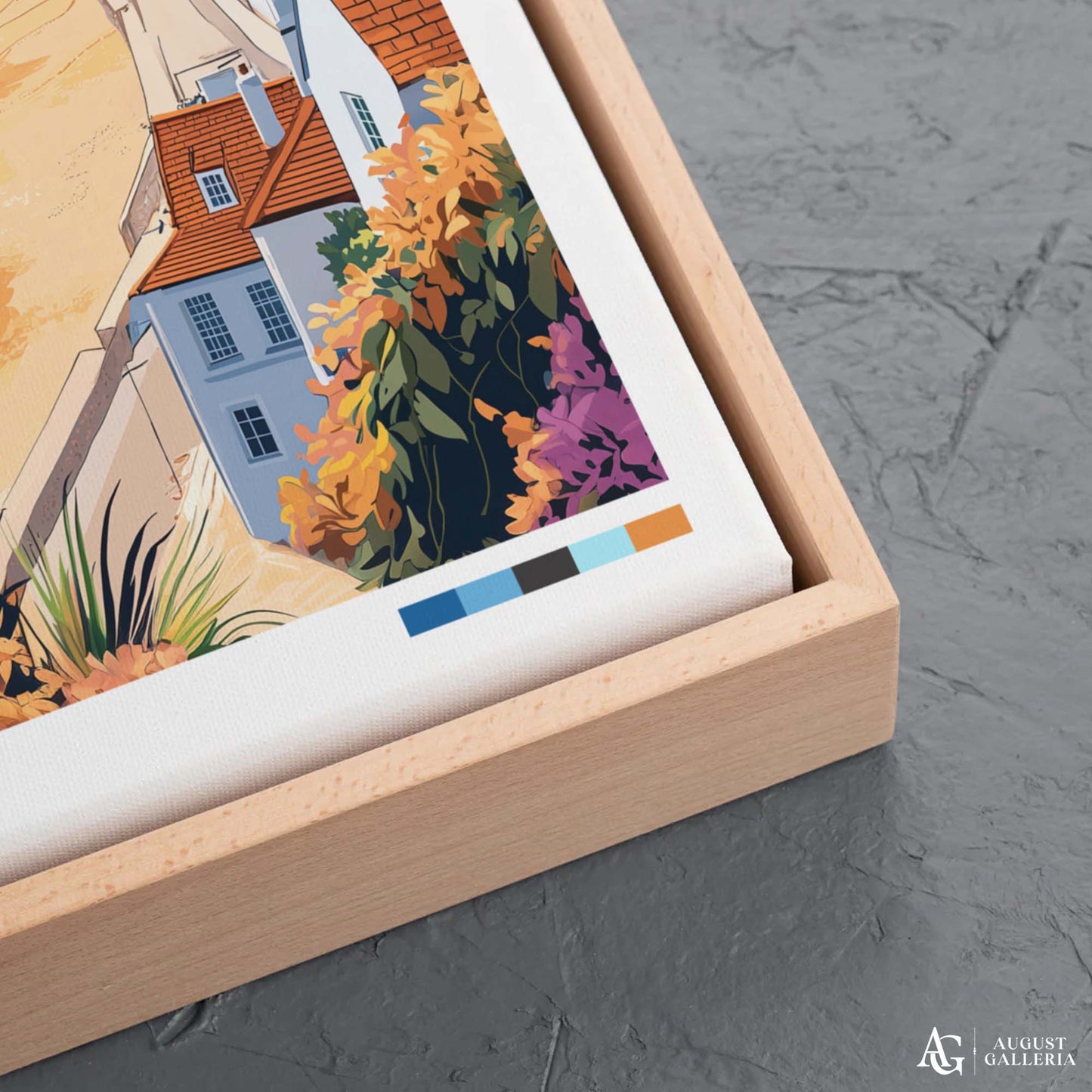 Exmouth England Retro Travel Print