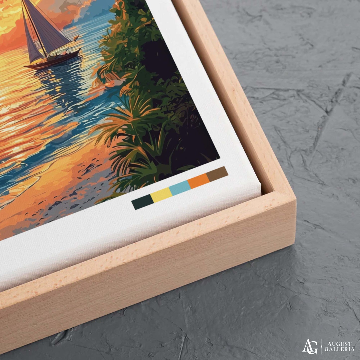Fiji Retro Travel Print
