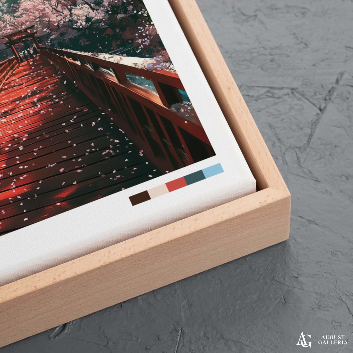 Fukuoka Japan Retro Travel Print