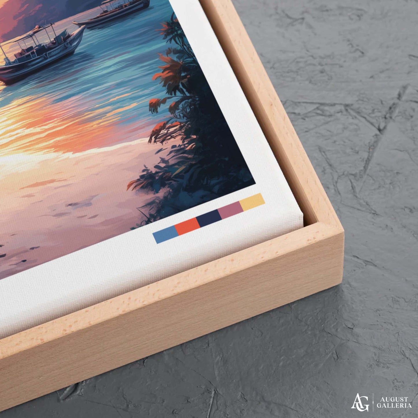 Gili Islands Retro Travel Print