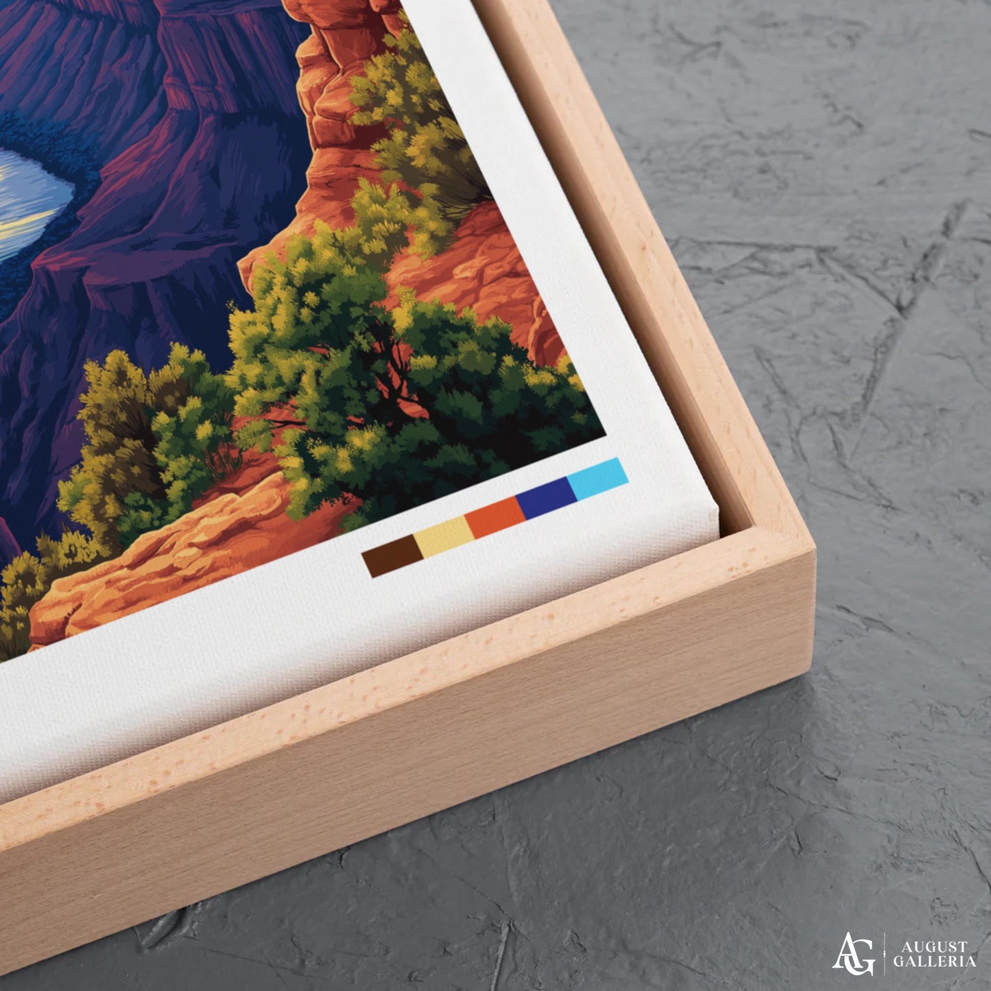 Grand Canyon Retro Travel Print