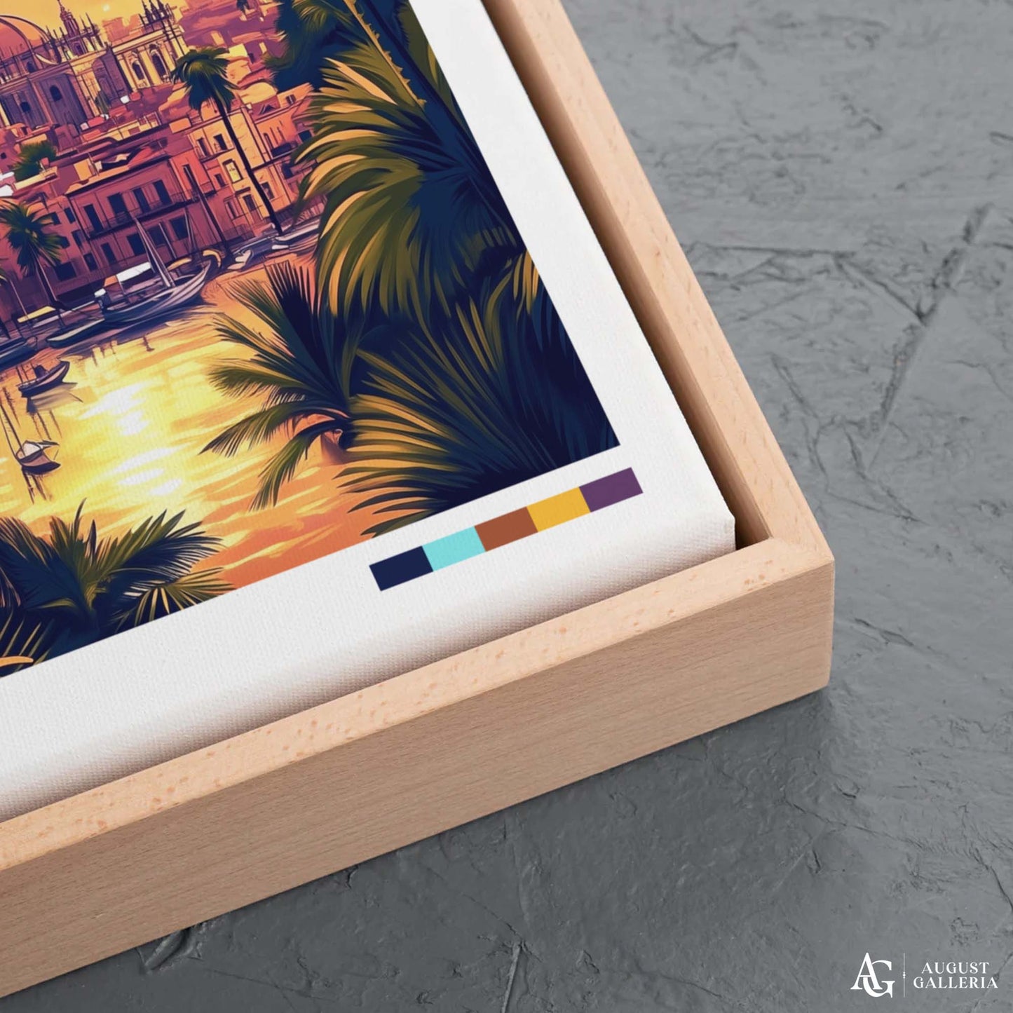Guadalajara Mexico Retro Travel Print