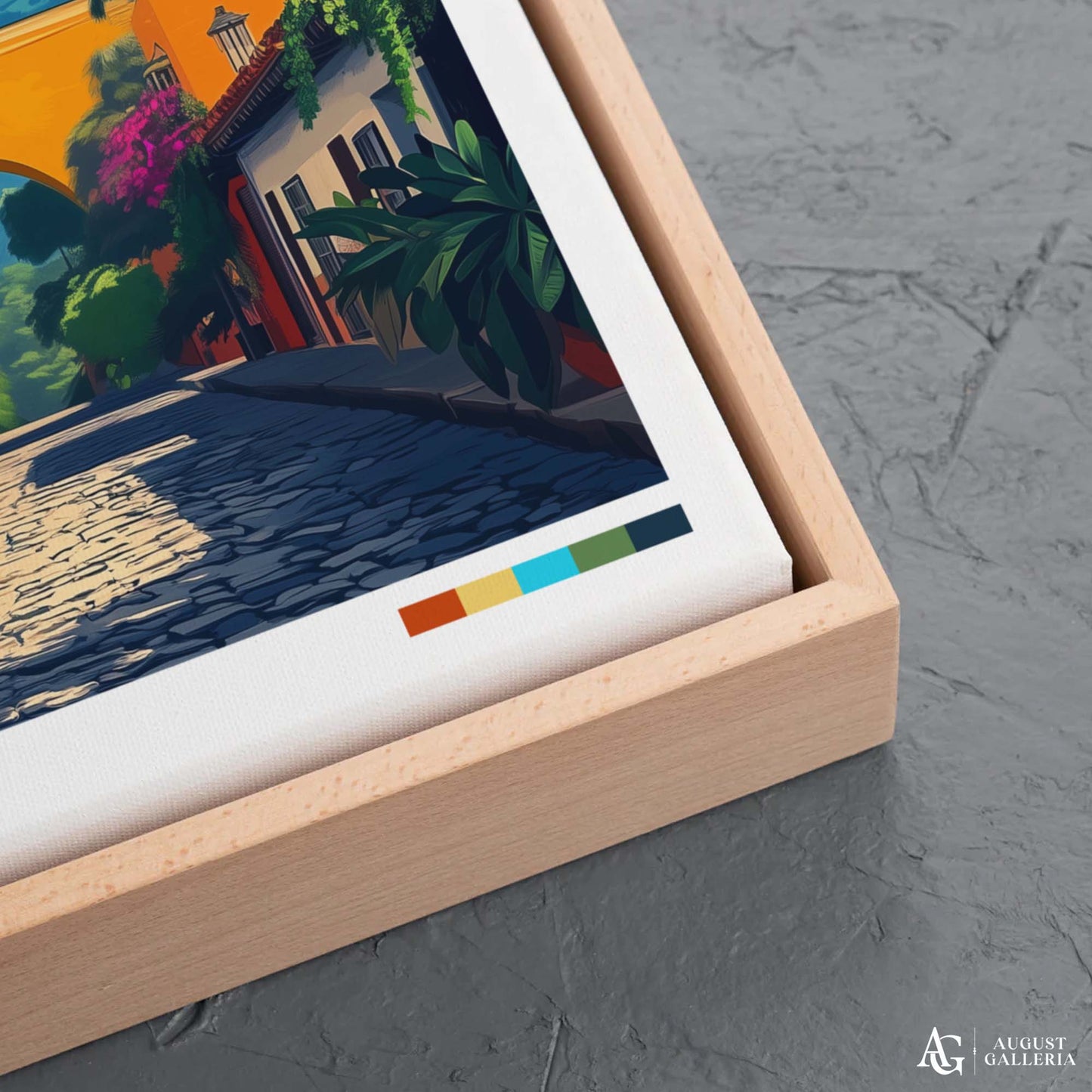 Guatemala City Retro Travel Print