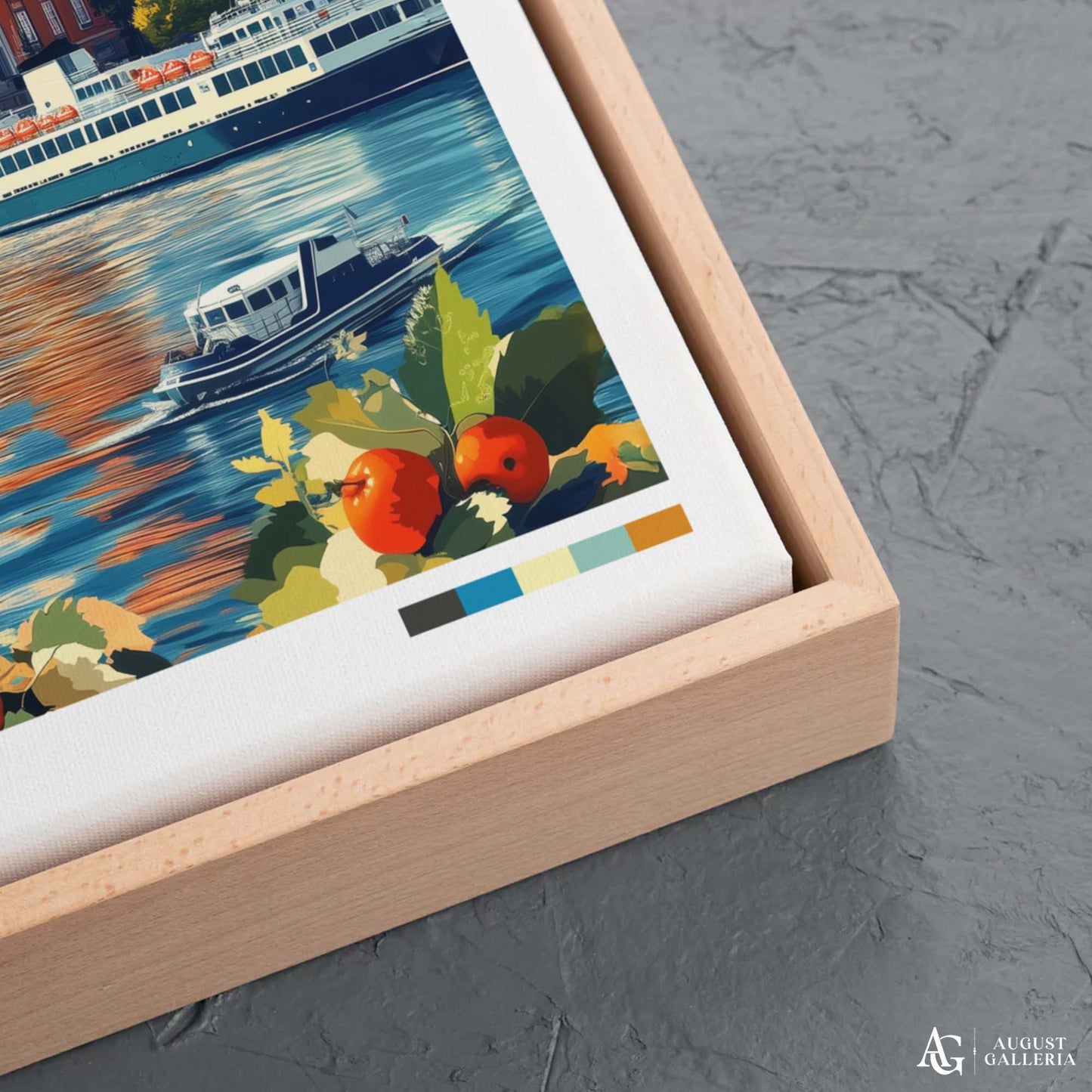Helsingborg Sweden Retro Travel Print