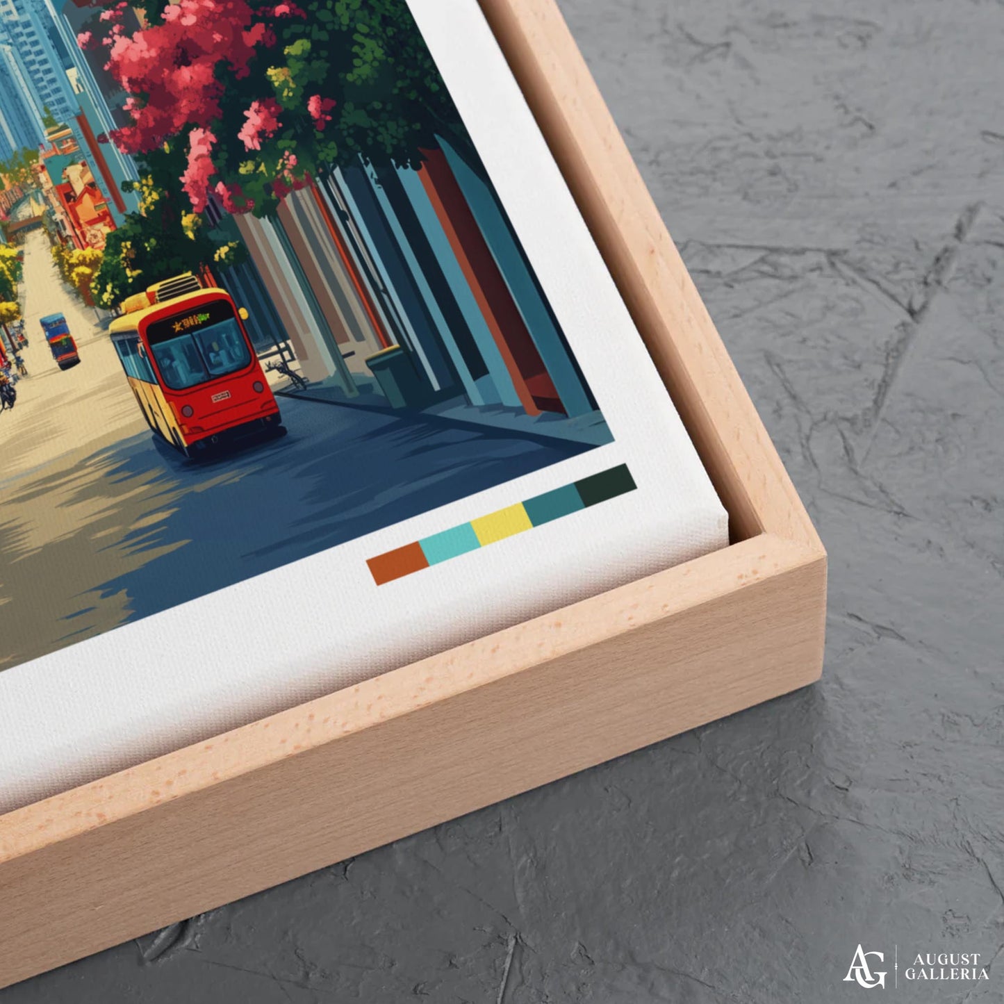 Ho Chi Minh City Retro Travel Print