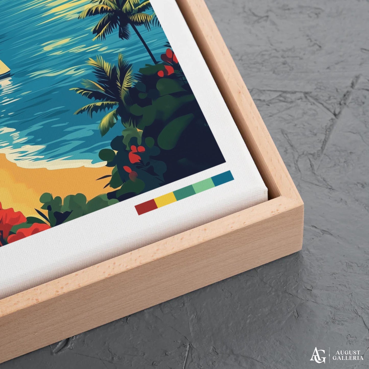 Honolulu Hawaii Retro Travel Print