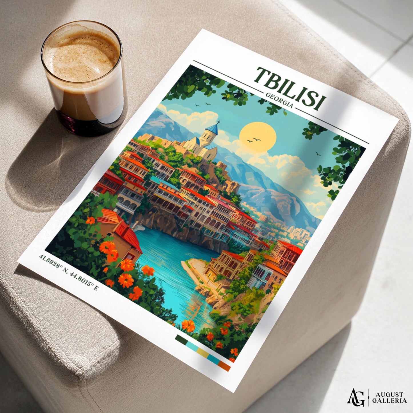 Tbilisi Georgia Travel Print