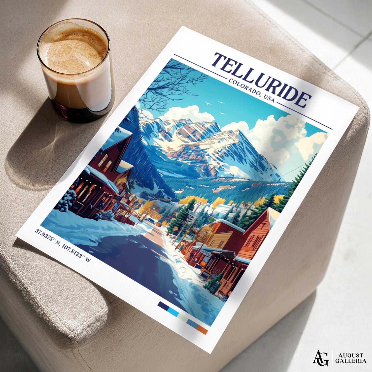 Telluride Colorado Travel Print
