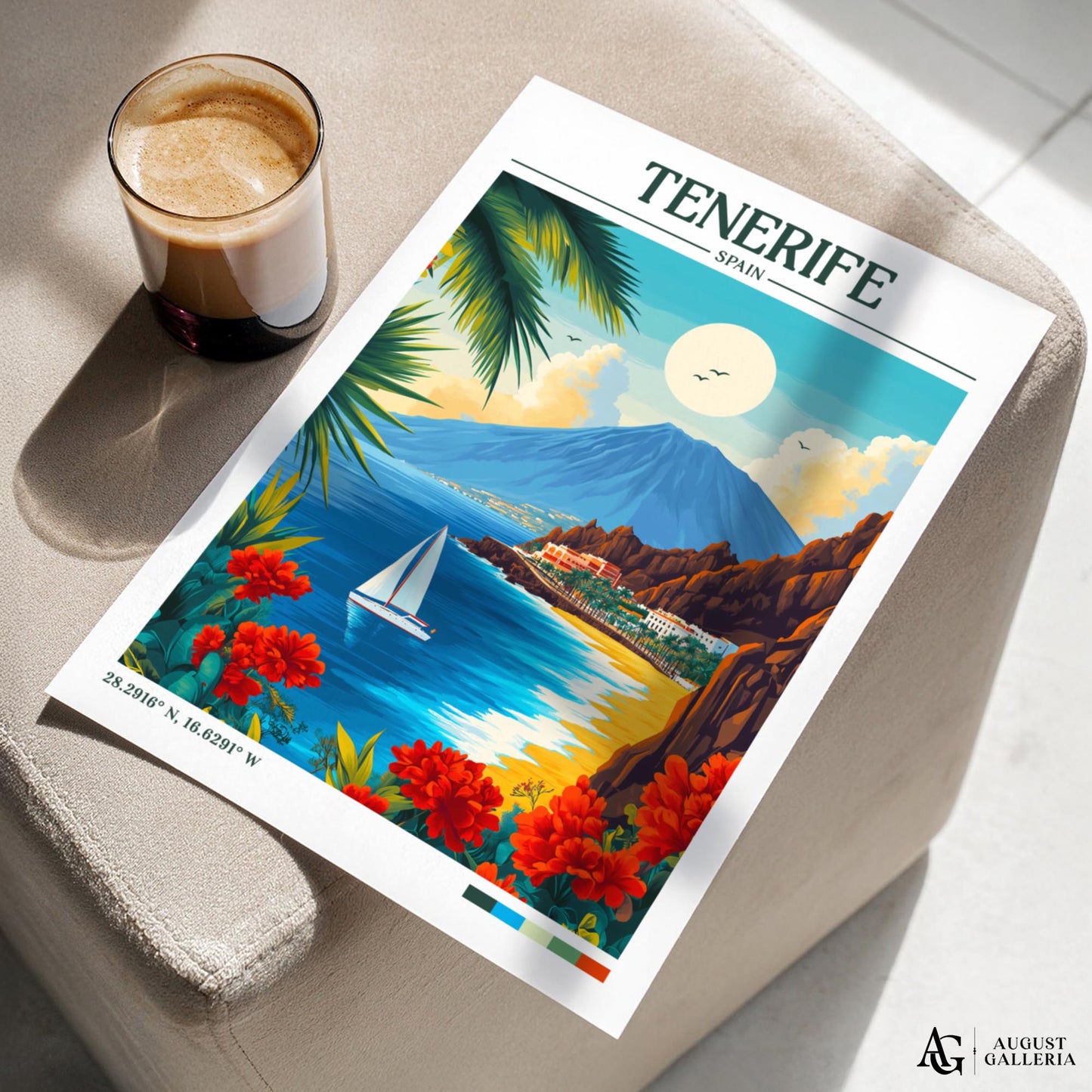 Tenerife Travel Print