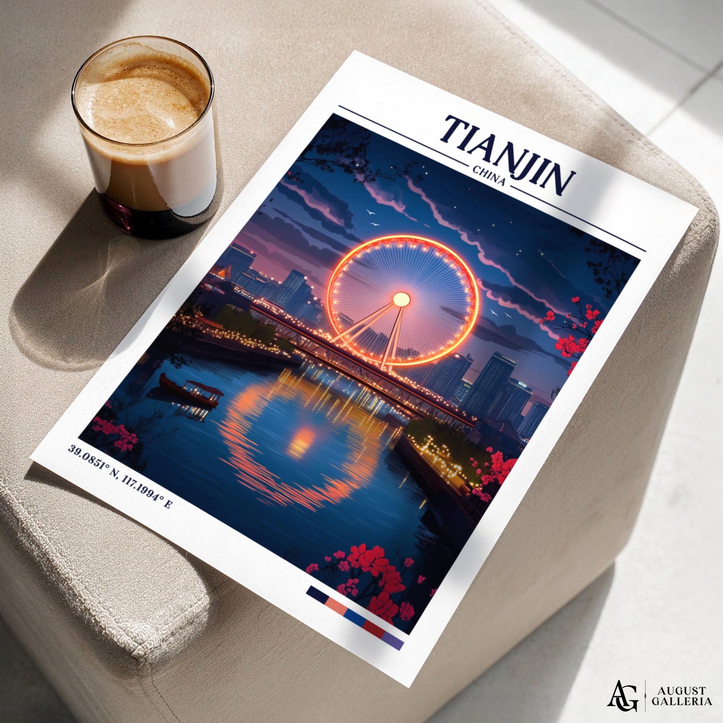 Tianjin China Travel Print