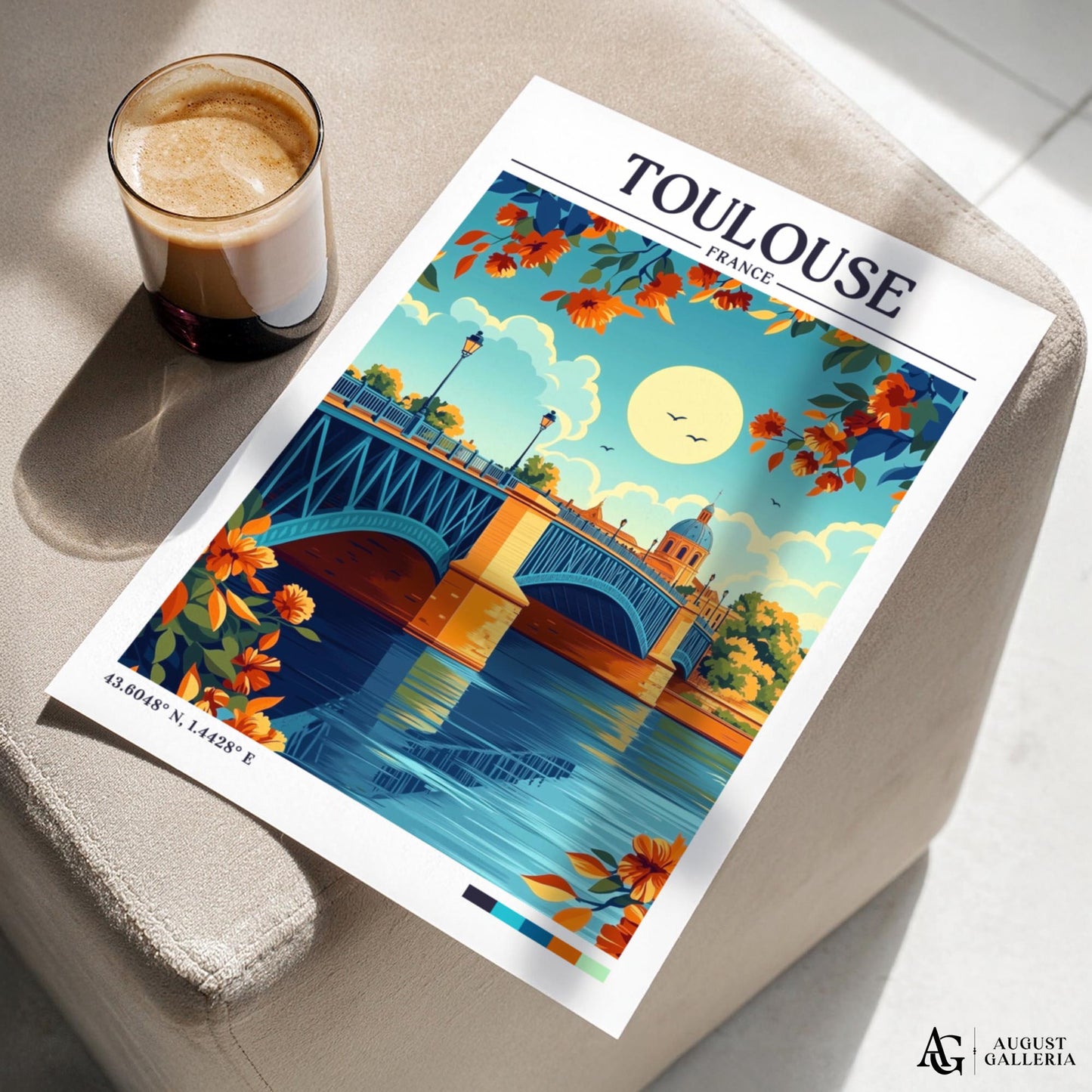 Toulouse France Travel Print