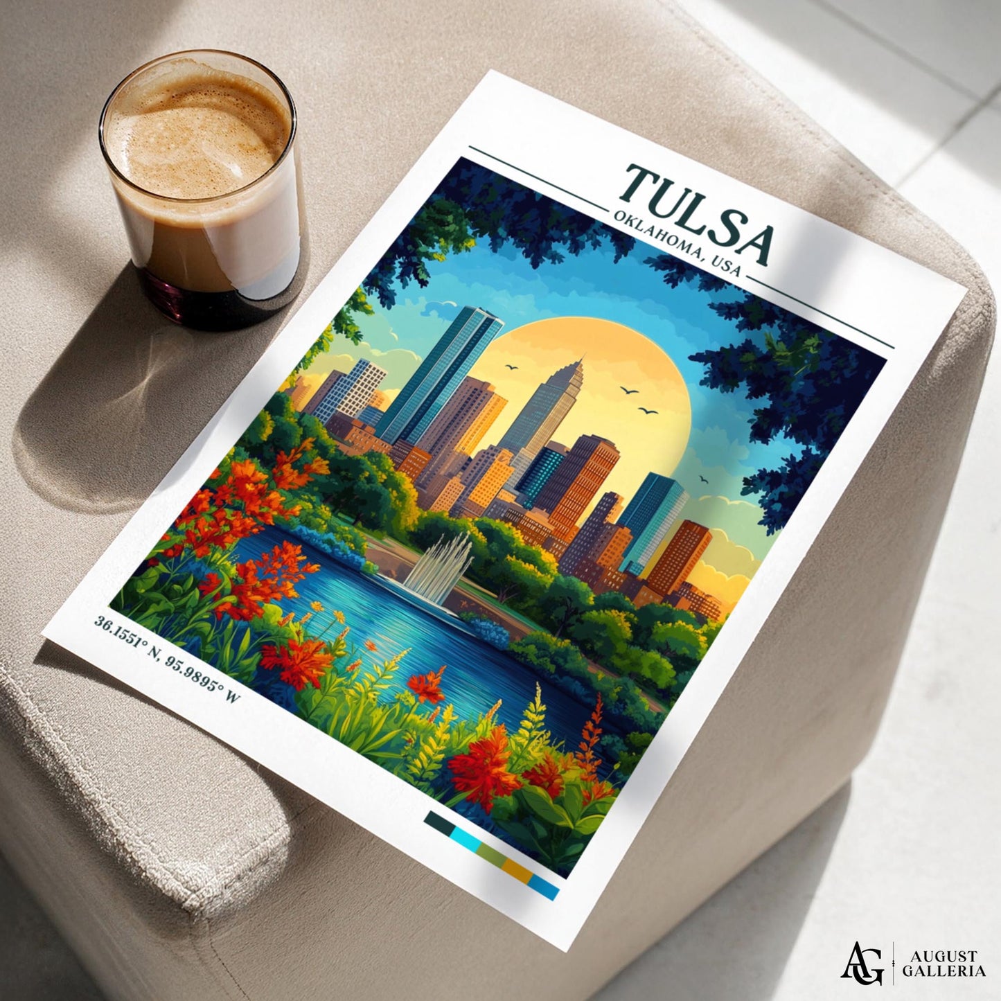 Tulsa Oklahoma Travel Print