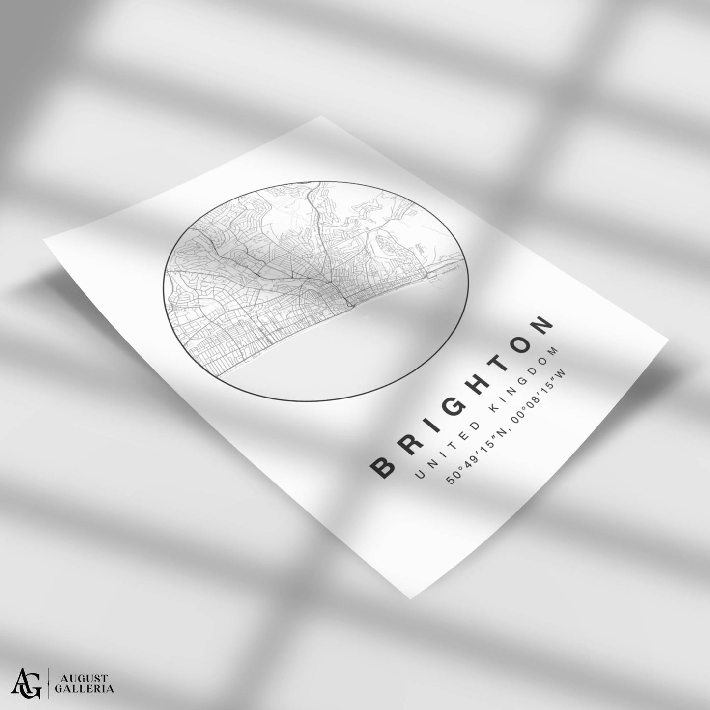 Brighton Minimalist Map
