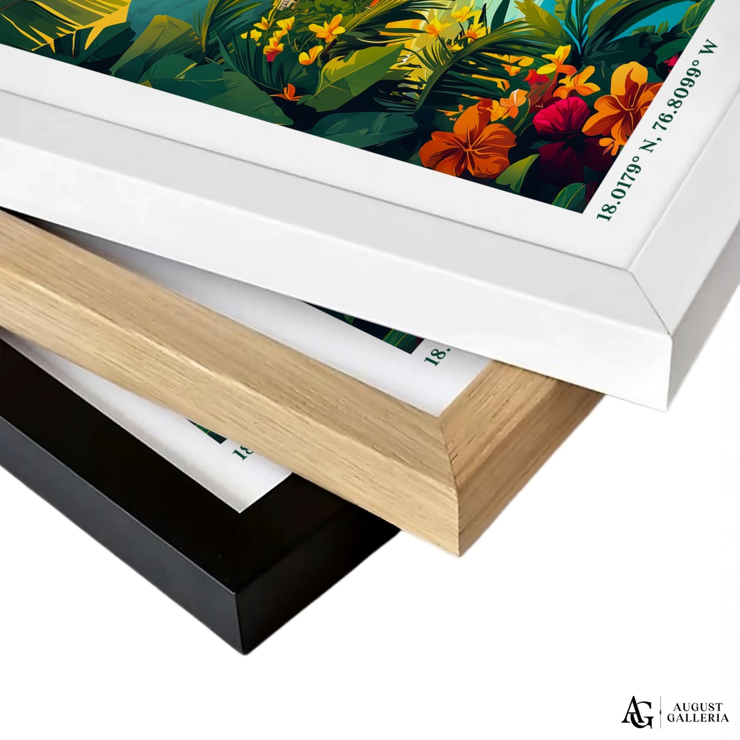 Kingston Jamaica Retro Travel Print