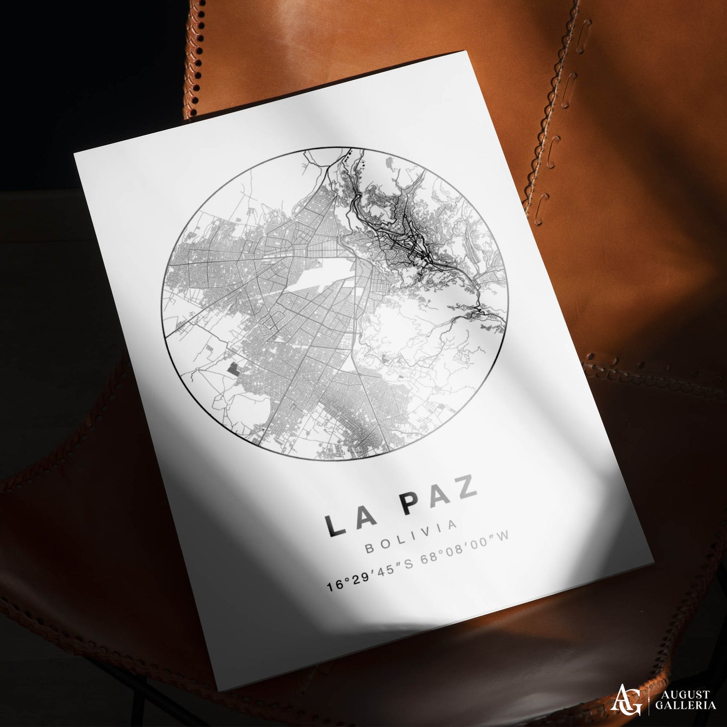 La Paz Minimalist Map