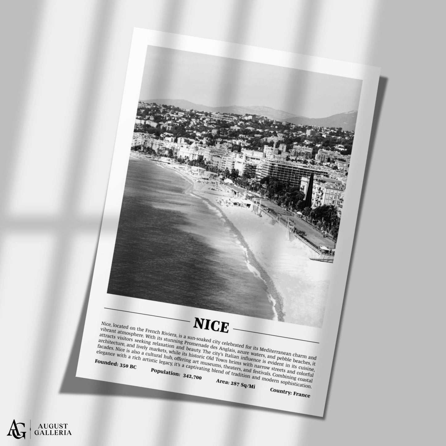 Nice Black & White City Print