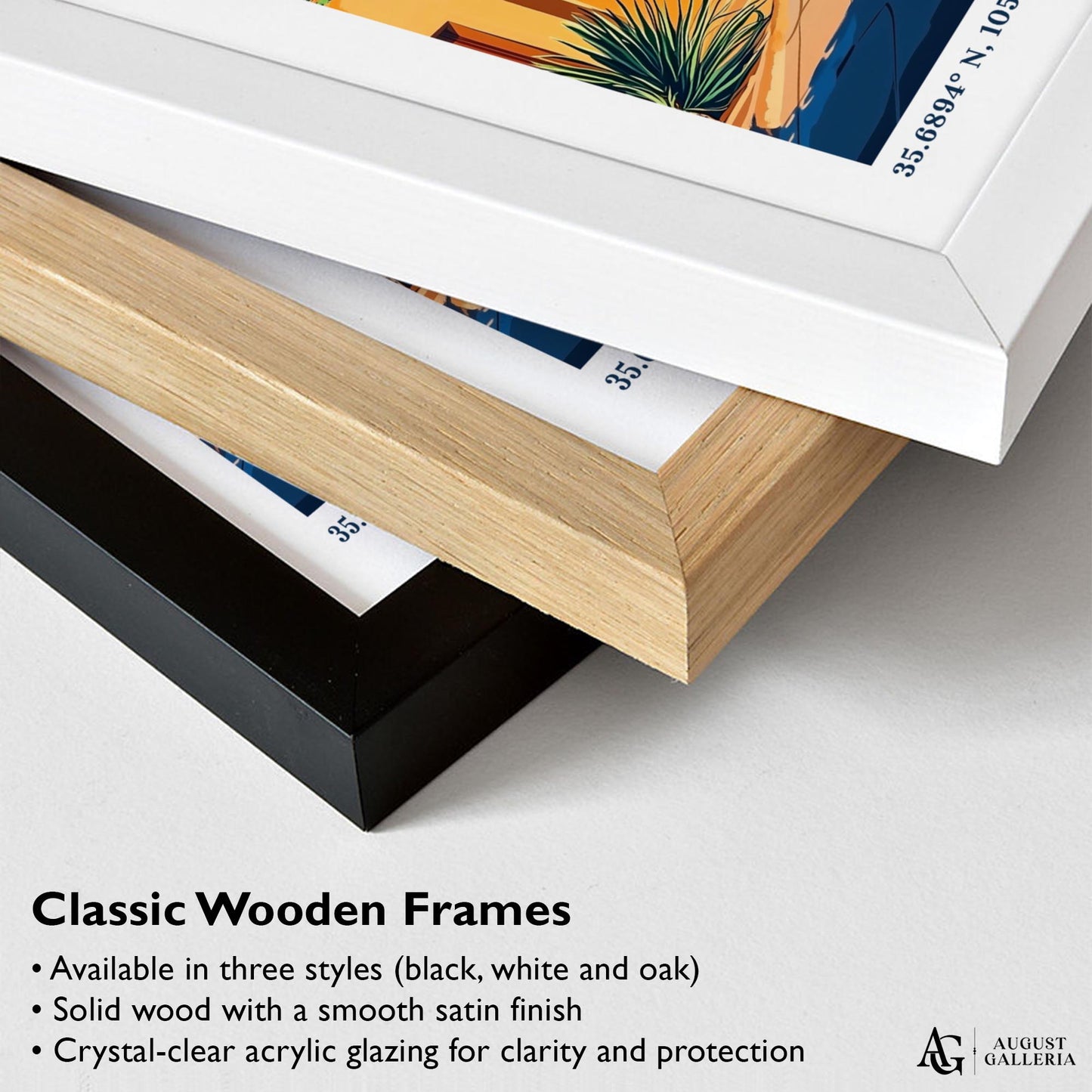 Santa Fe Retro Travel Print