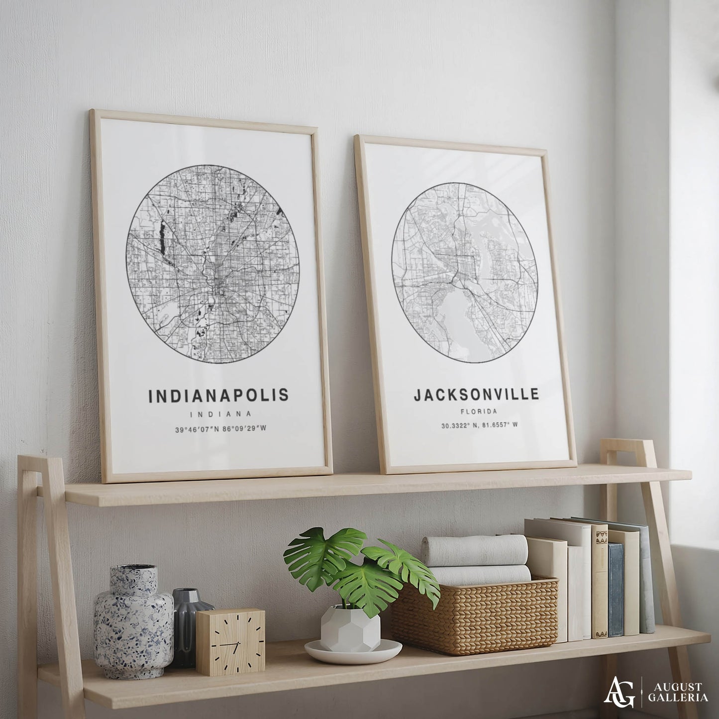 Indianapolis Minimalist Map