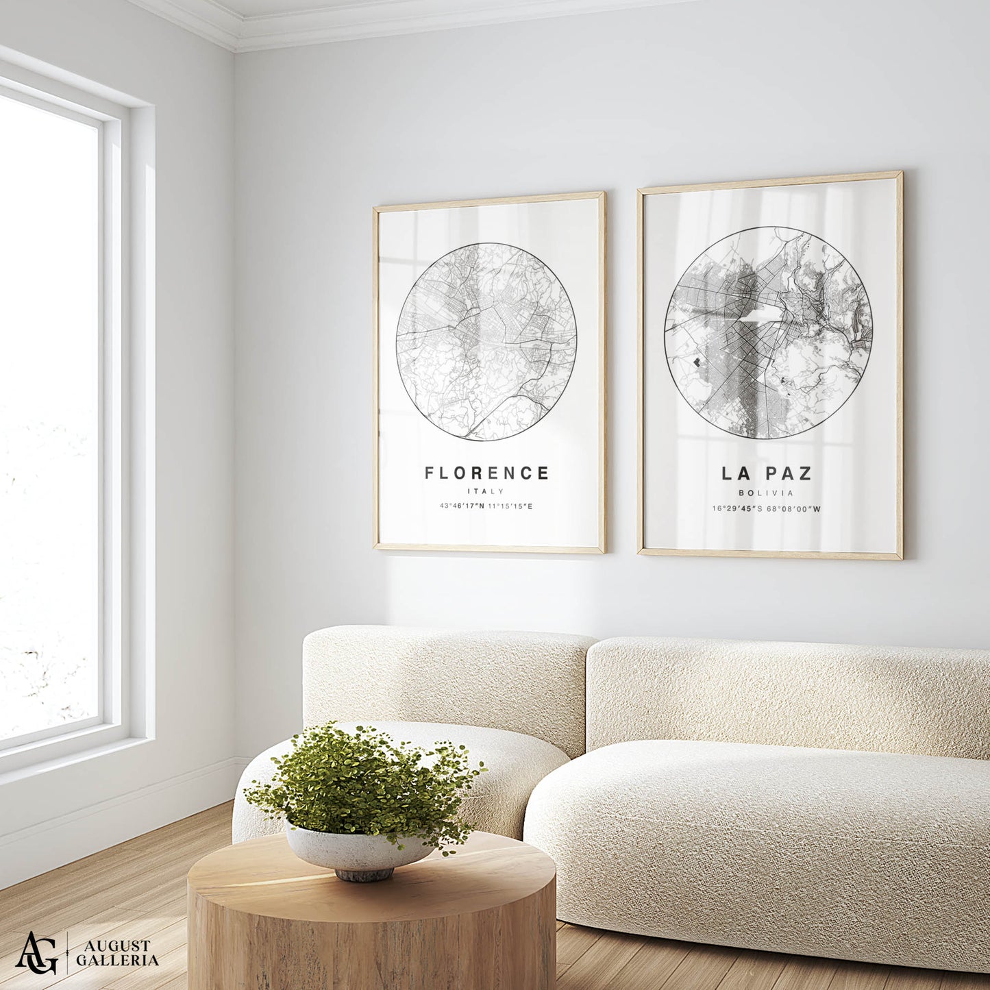 La Paz Minimalist Map