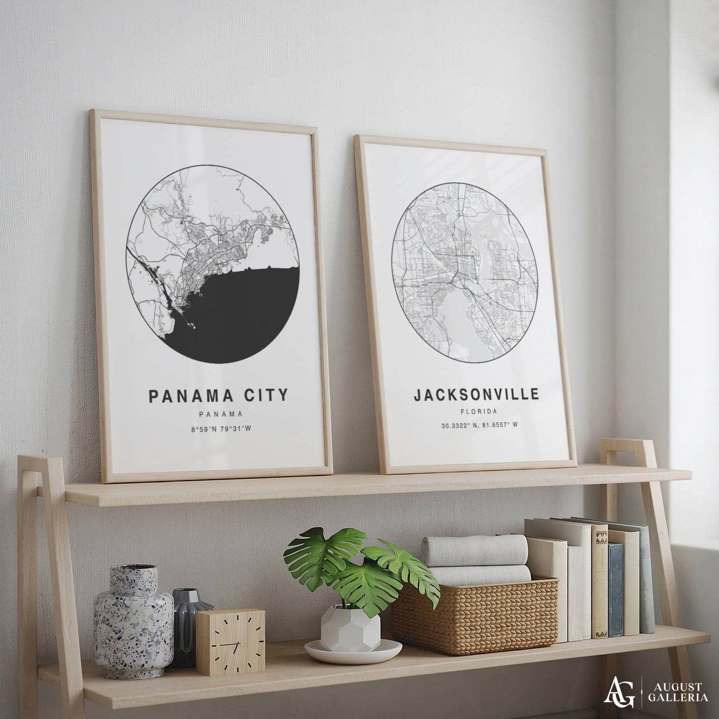Panama City Minimalist Map
