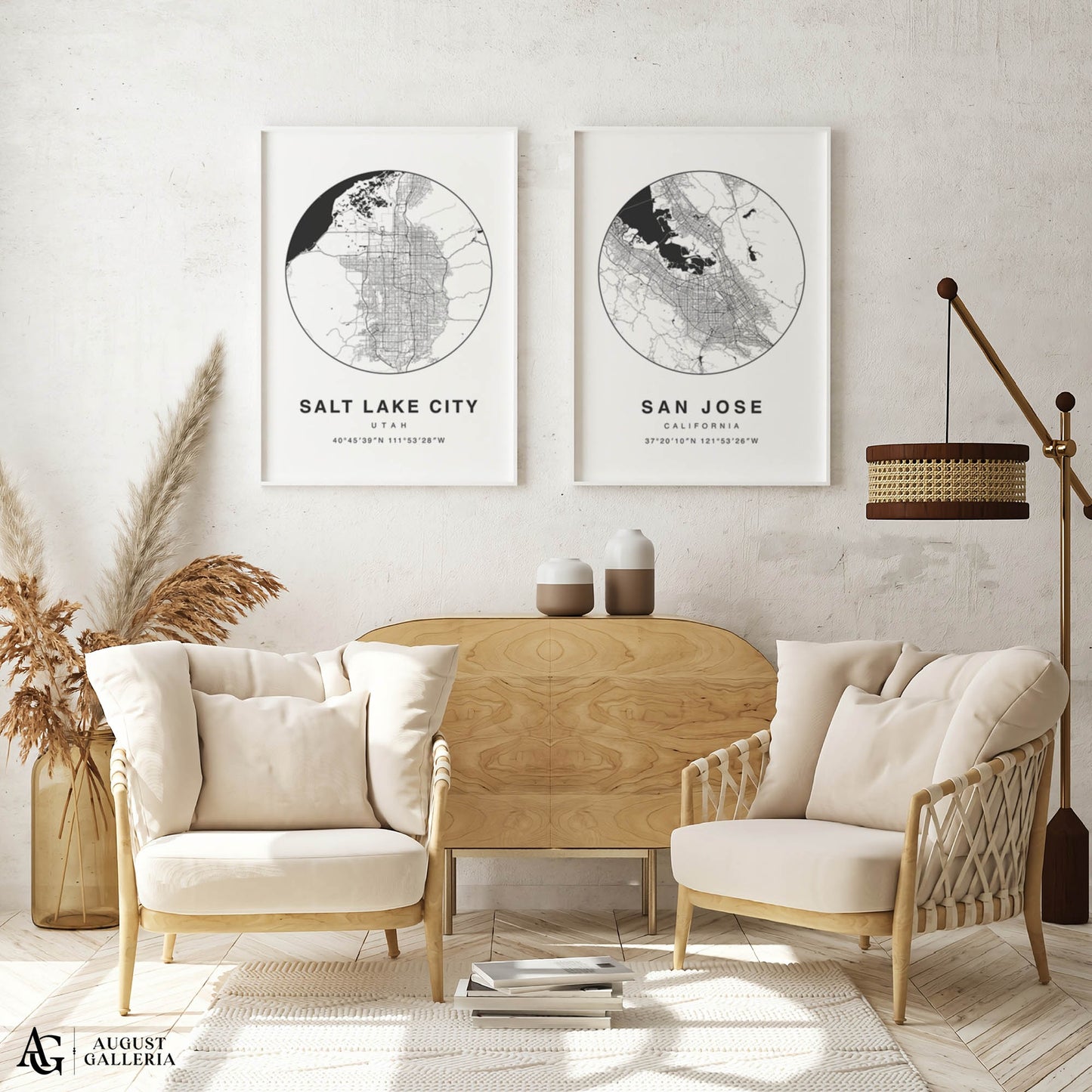 Salt Lake City Minimalist Map