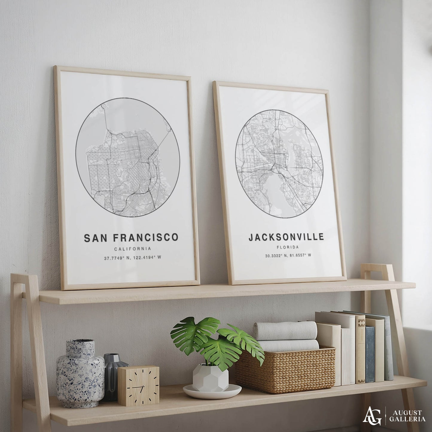 San Francisco Minimalist Map