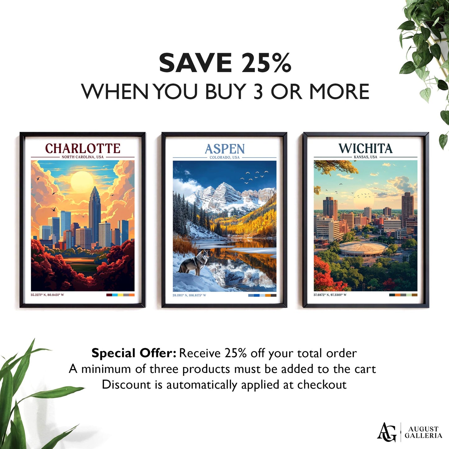Aspen Colorado Retro Travel Print