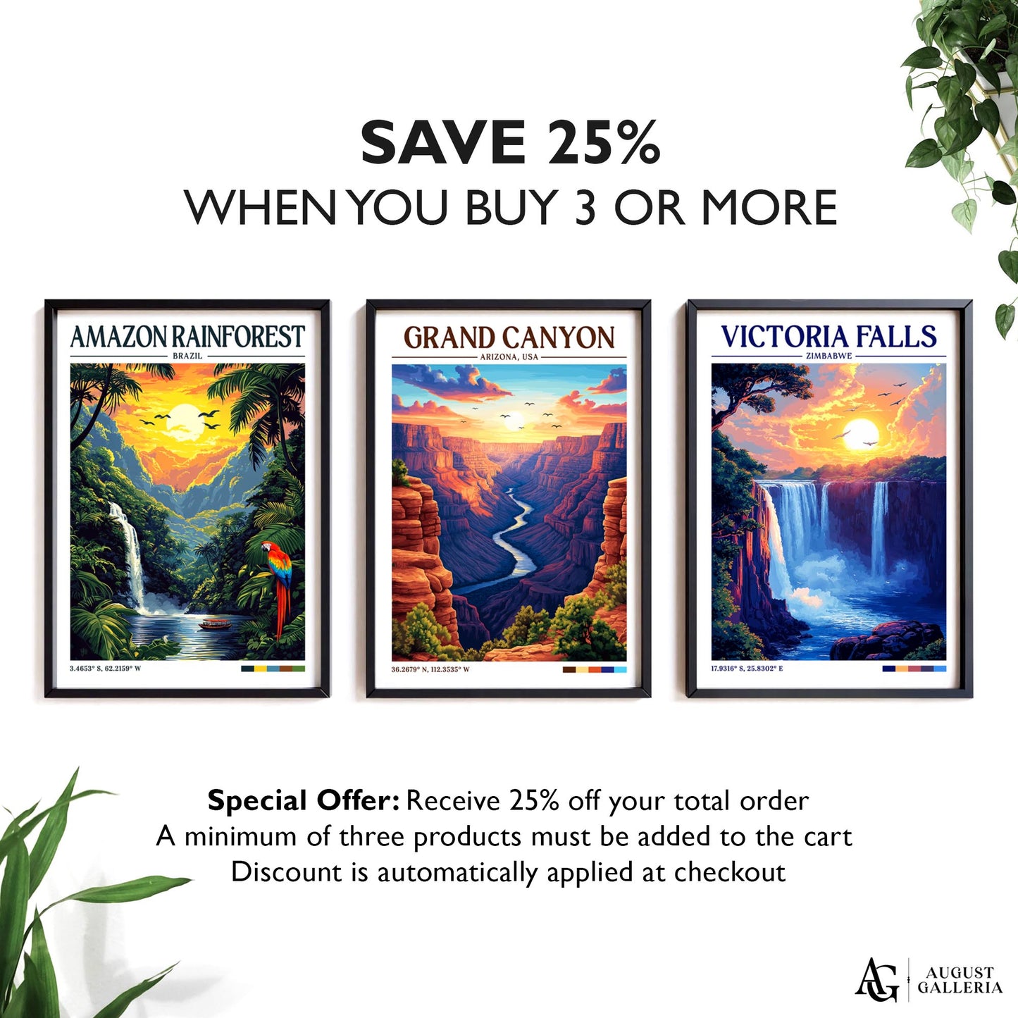 Grand Canyon Retro Travel Print
