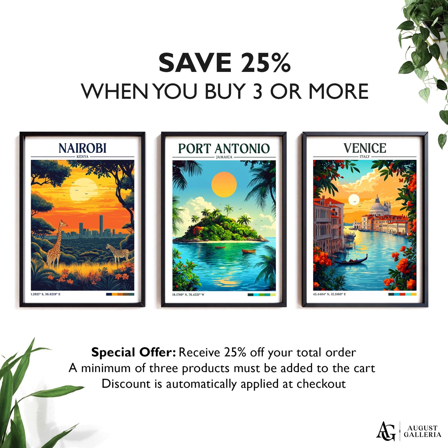 Port Antonio Retro Travel Print