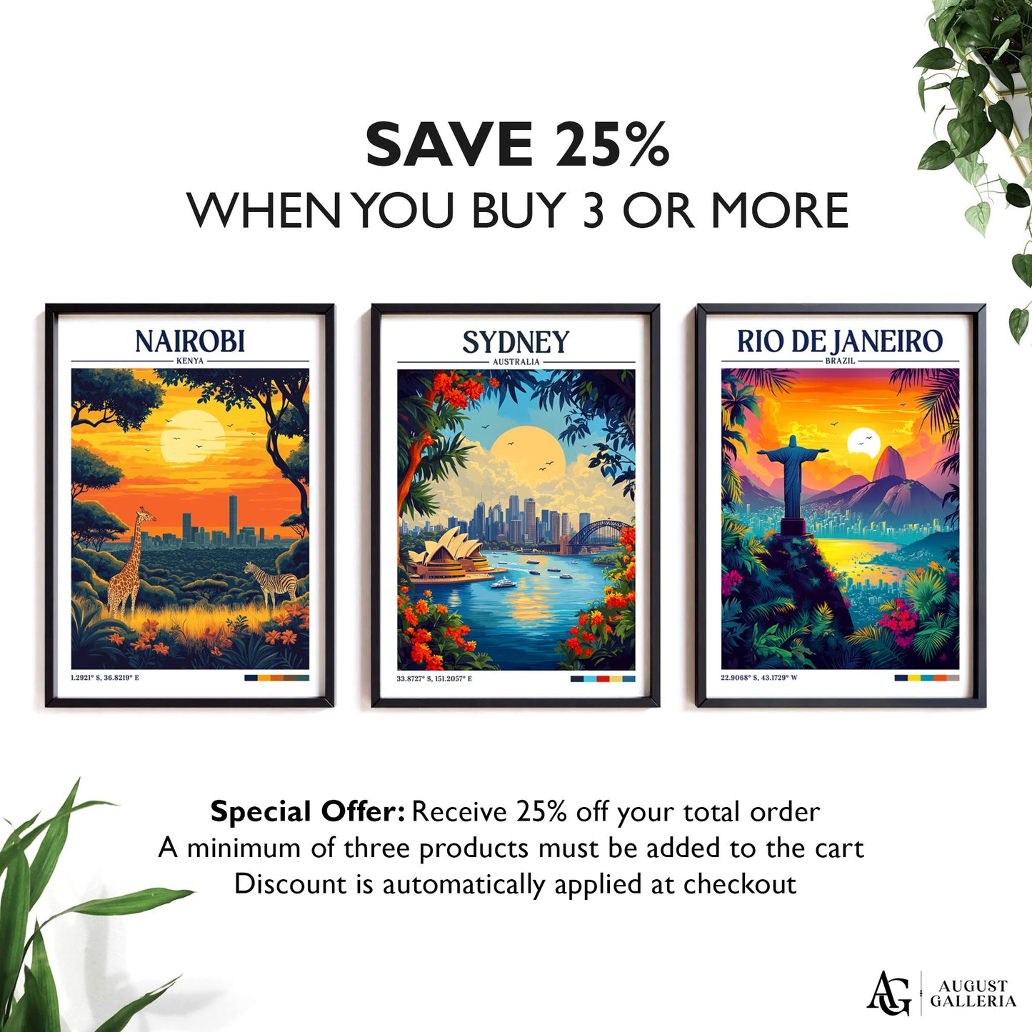 Sydney Retro Travel Print
