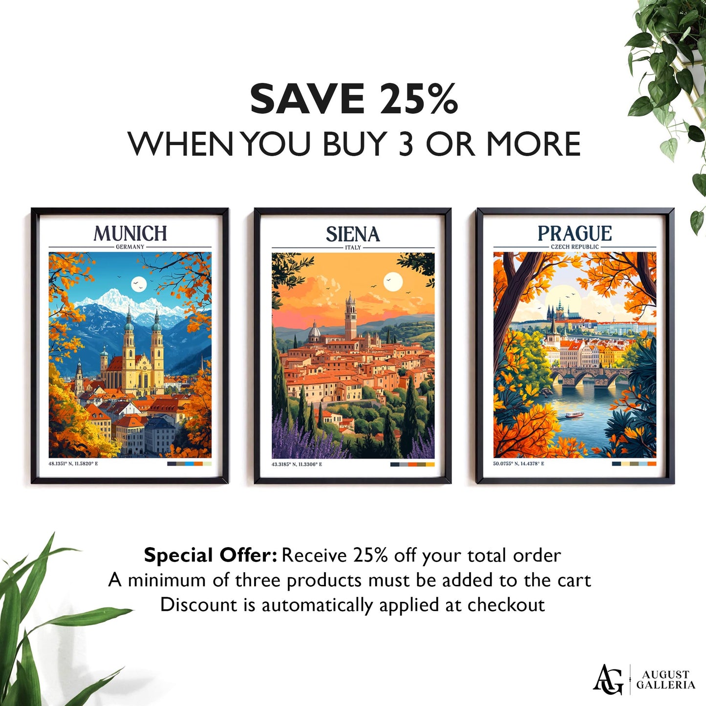Siena Italy Retro Travel Print