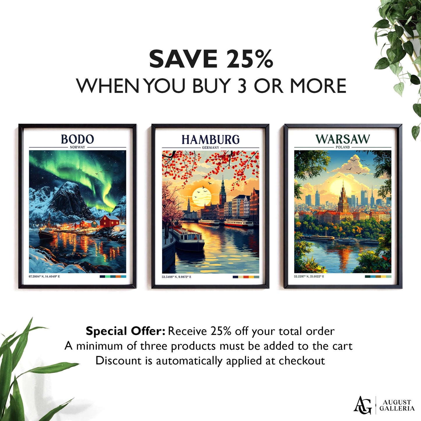 Hamburg Germany Retro Travel Print