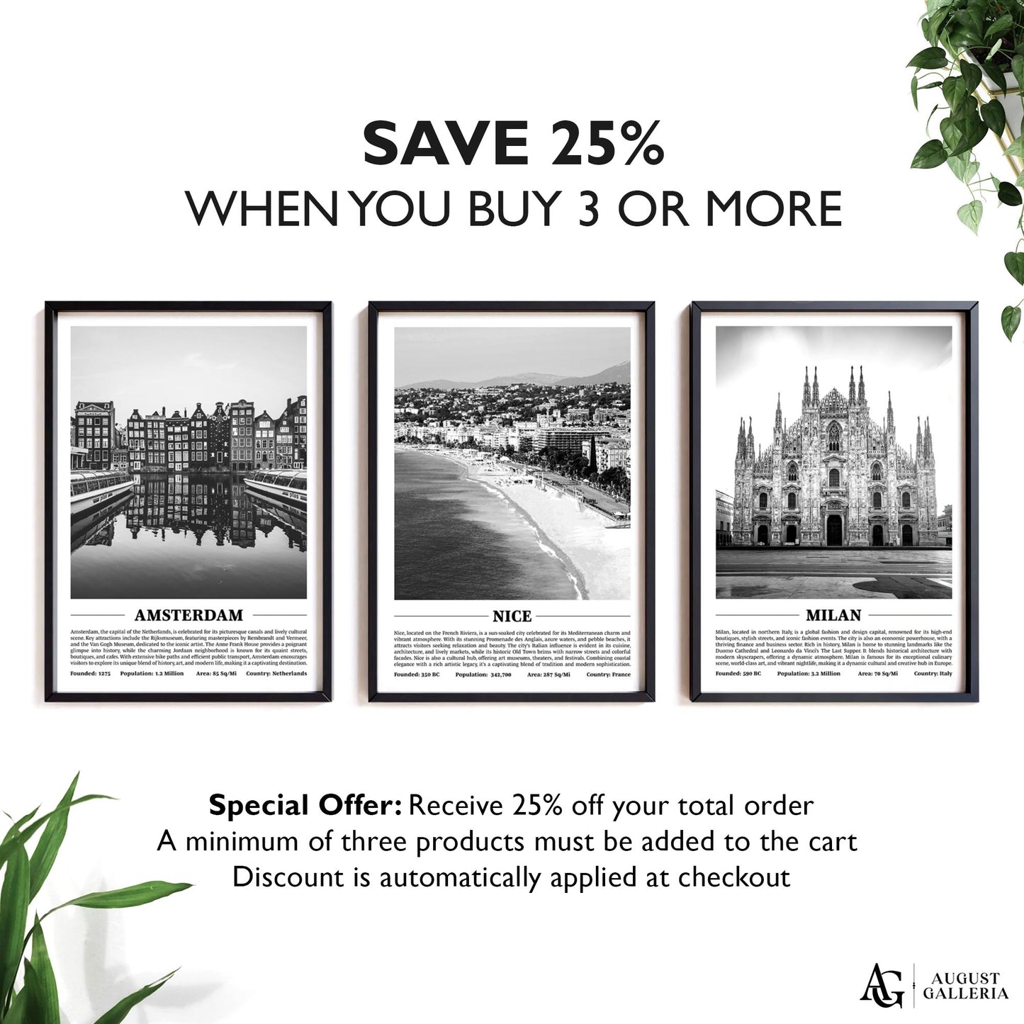 Nice Black & White City Print