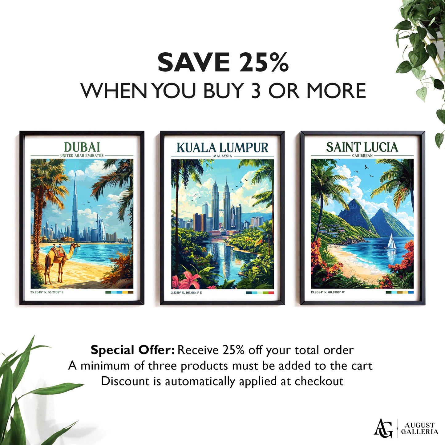 Kuala Lumpur Retro Travel Print