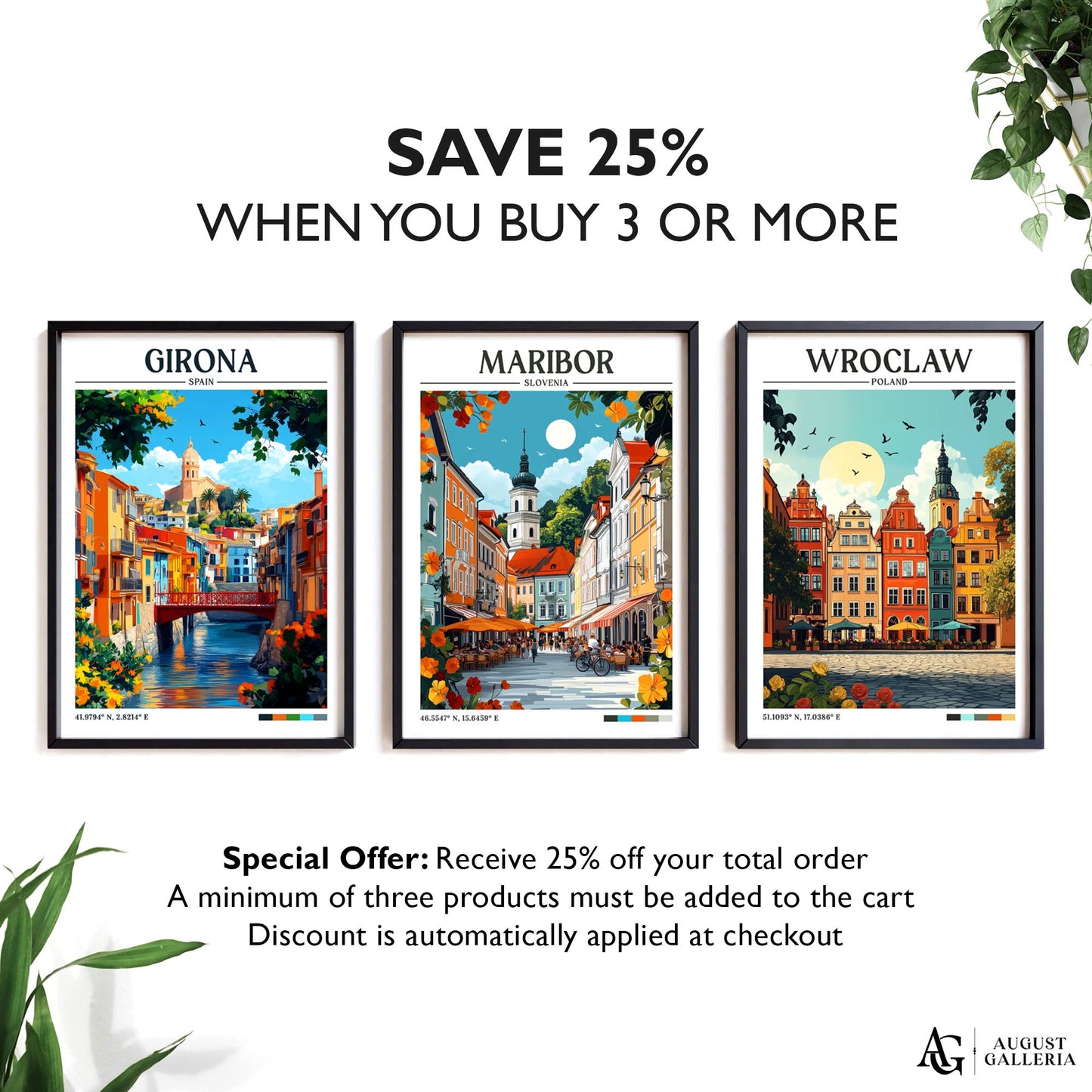 Maribor Slovenia Retro Travel Print