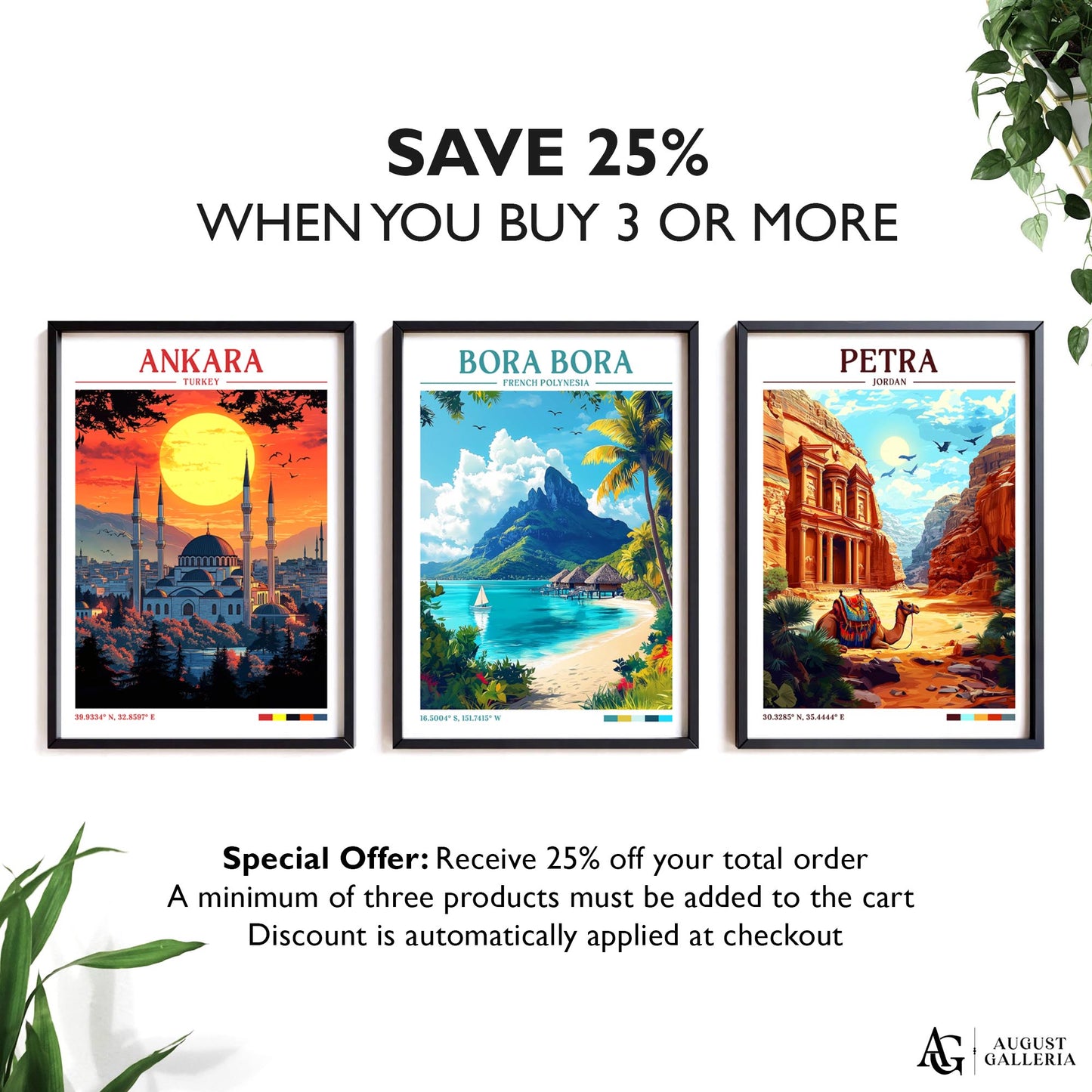 Bora Bora Retro Travel Print