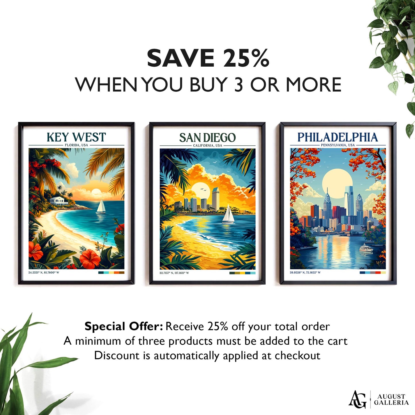 San Diego Retro Travel Print
