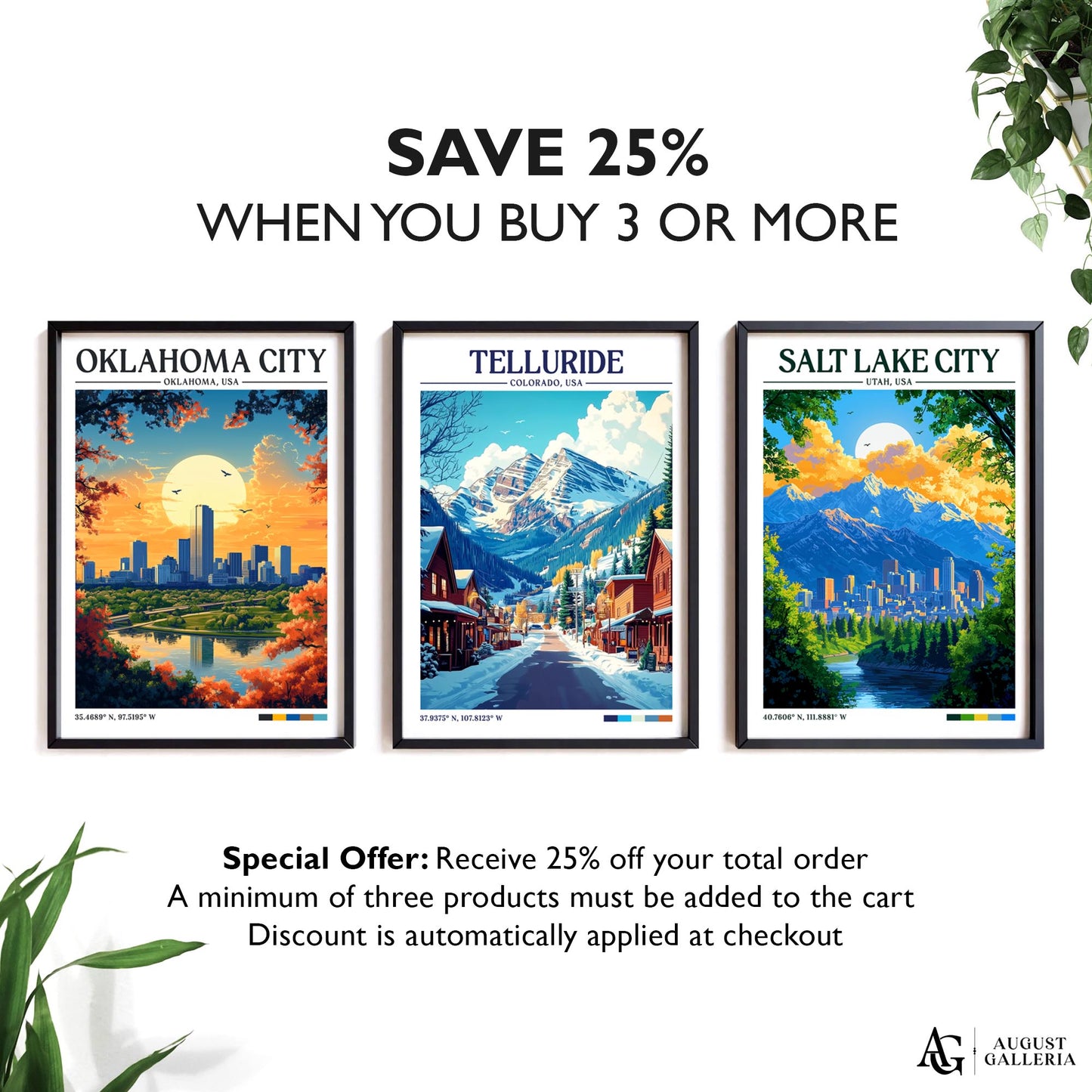 Telluride Colorado Travel Print