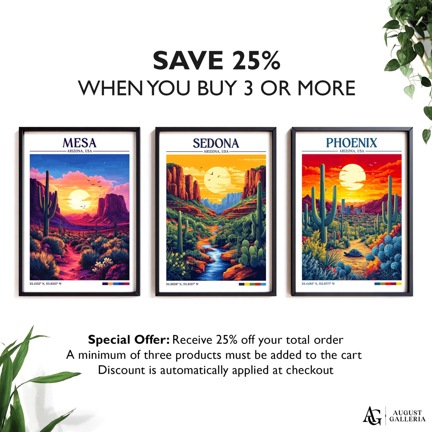 Sedona Arizona Retro Travel Print