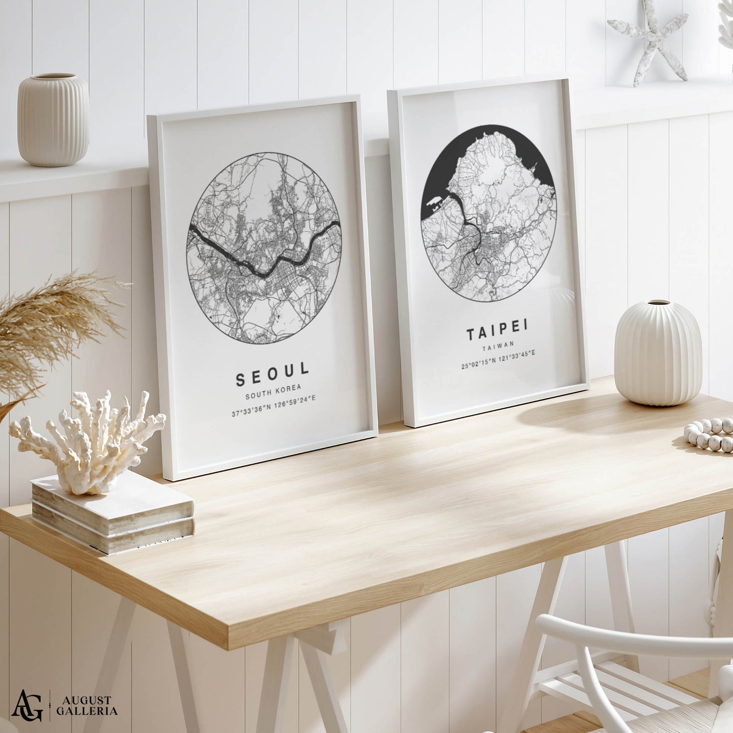 Seoul Minimalist Map
