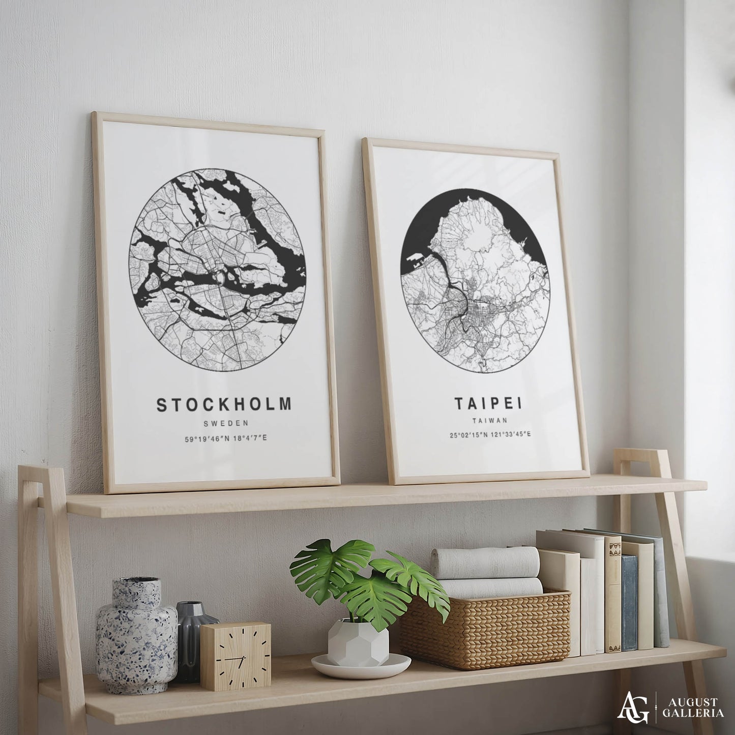 Stockholm Minimalist Map