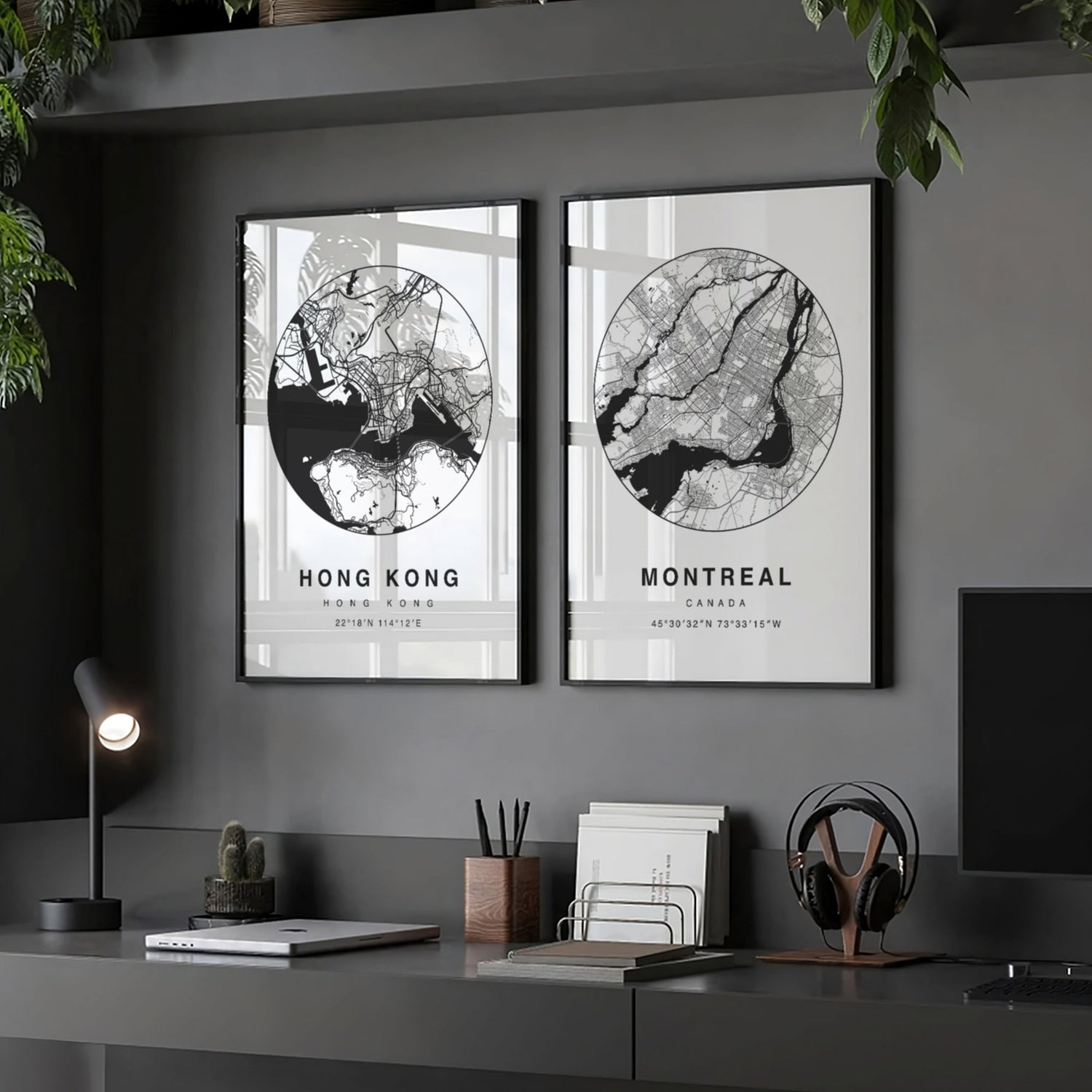 Minimalist Map Prints