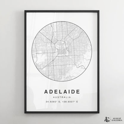 Adelaide Minimalist Map