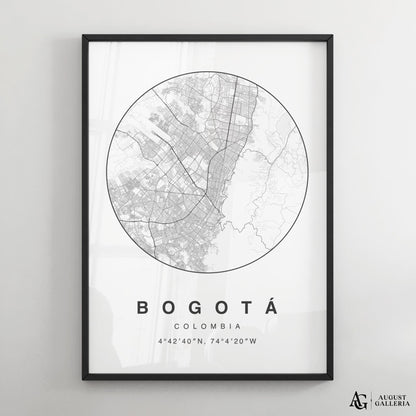 Bogota Minimalist Map